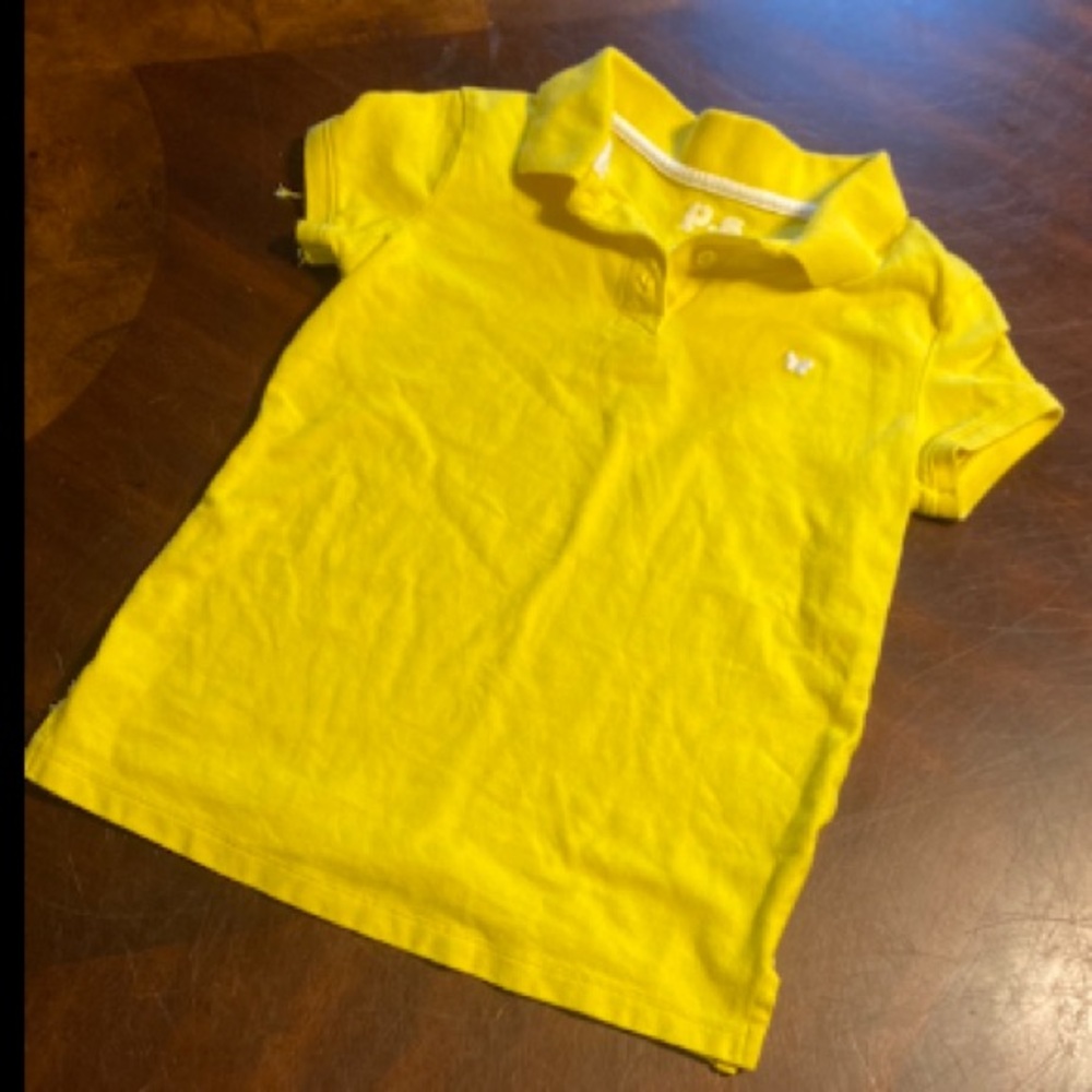 Aeropostale Bright Yellow Girls' Polo